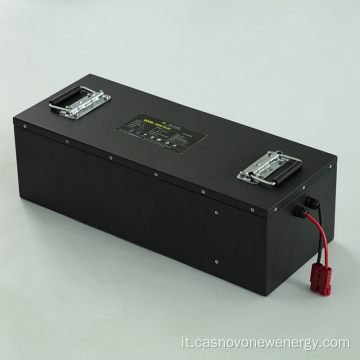 60v50 ah li-ion lifepo4 pacco batteria con auto al litio